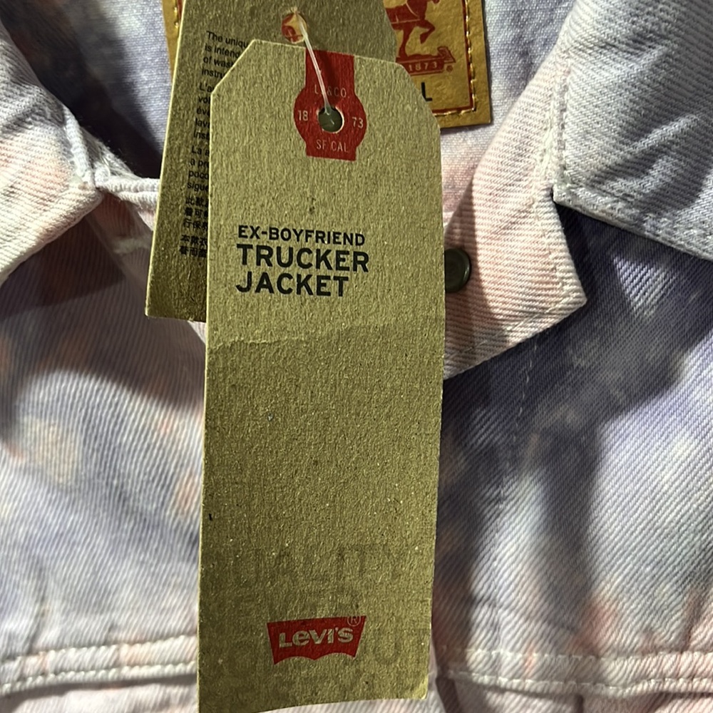 Levi's Pastel Tie-Dye Jean Jacket - Picture 4 of 11